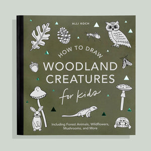 How to Draw Woodland Creatures - Coloring/Drawing Book