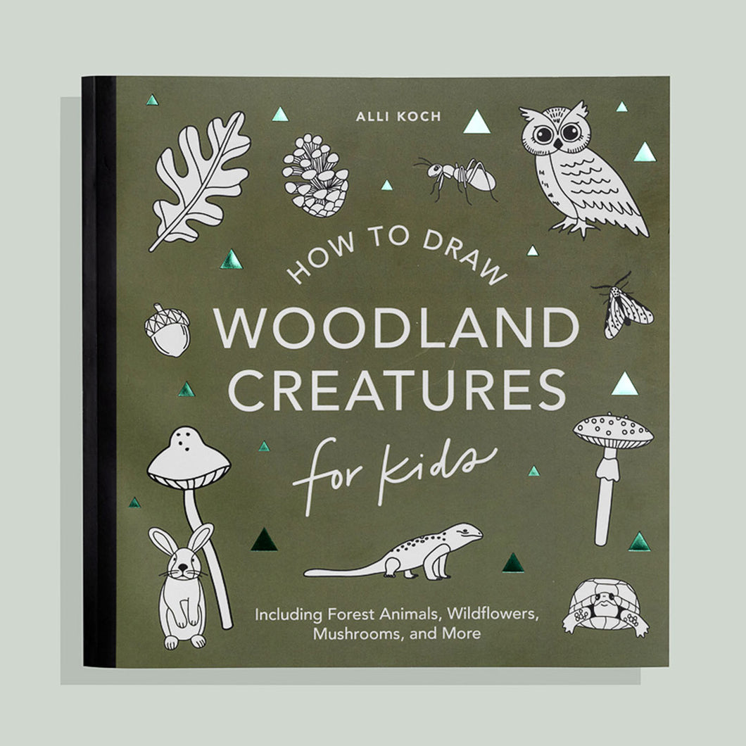 How to Draw Woodland Creatures - Coloring/Drawing Book