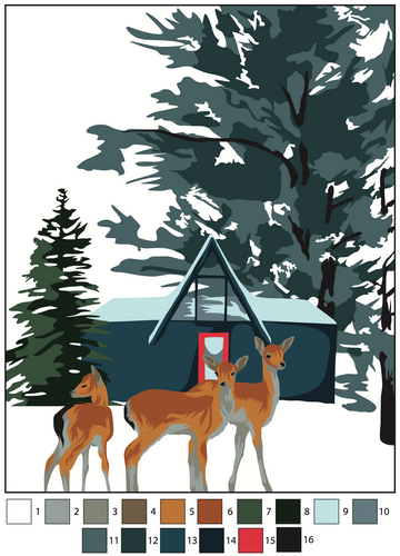 The Artist's A-Frame 8x10 - Paint By Number
