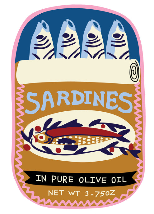 Sardines 8x10 - Paint By Number