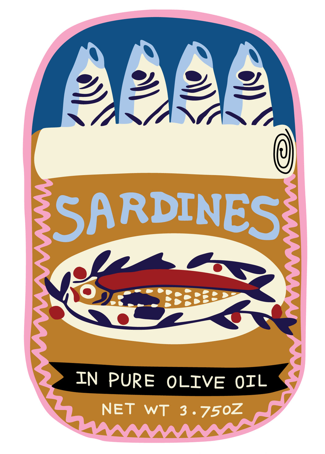 Sardines 8x10 - Paint By Number